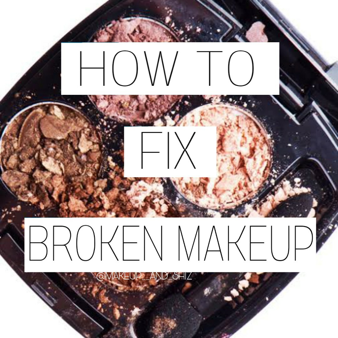How to fix broken makeup without using rubbing alcohol. – Makeup